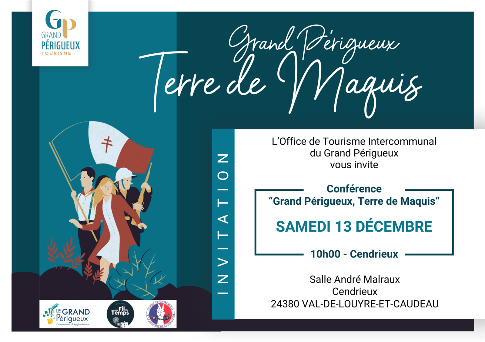 Conférence "Grand Périgueux, Terre de maquis"