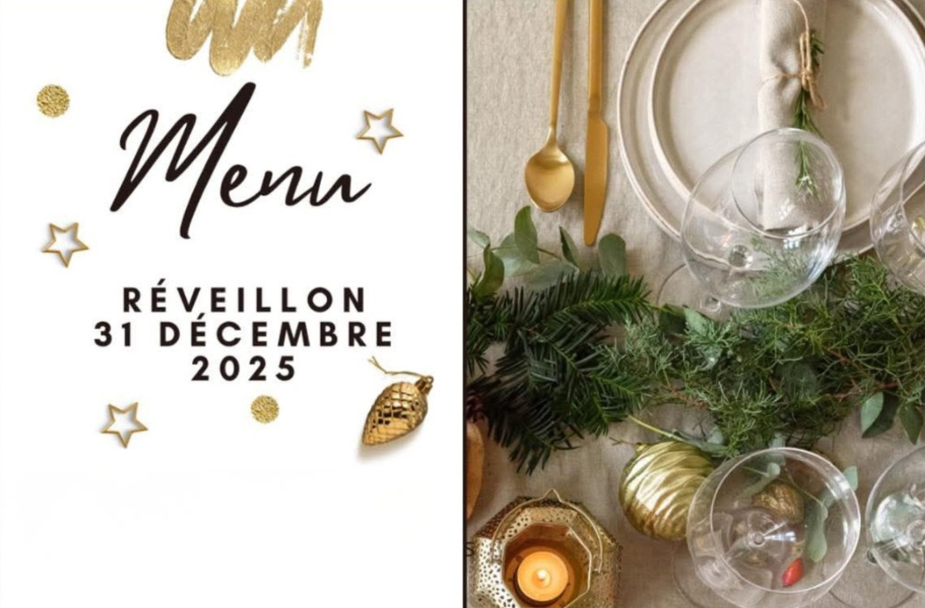 Le Village de Bretou | Menu du Réveillon