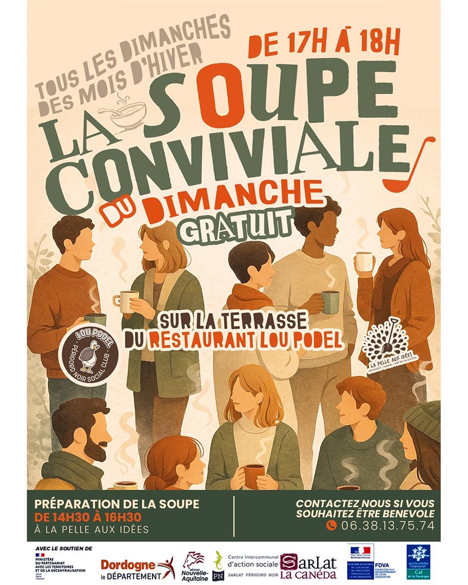 La soupe conviviale du dimanche