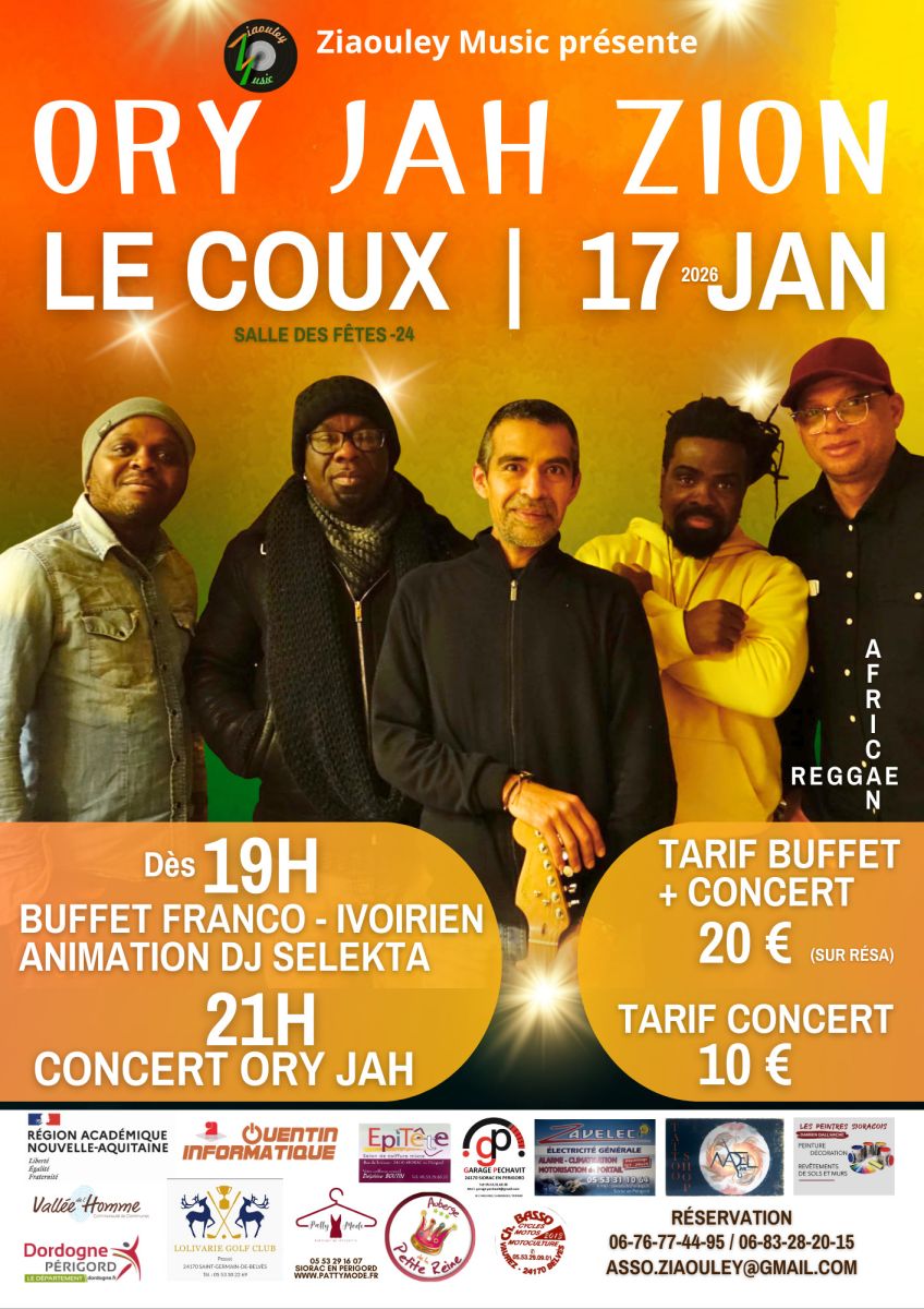 Concert Ory Jah Zion