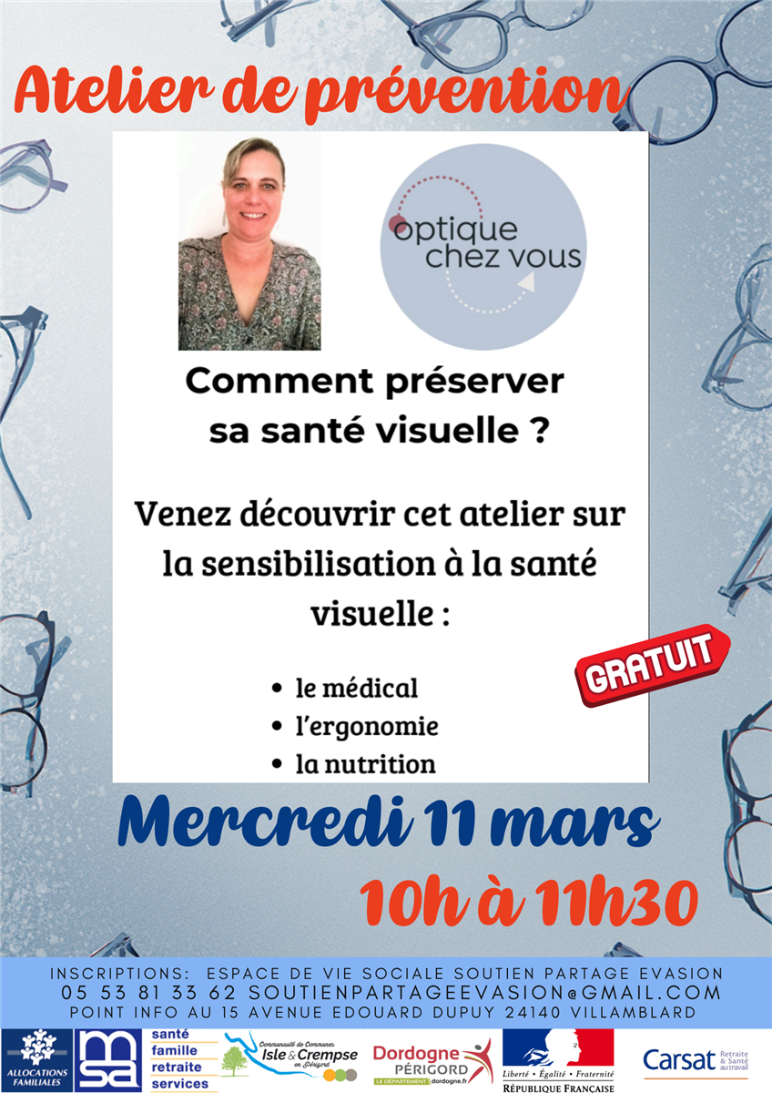 Atelier prévention visuelle