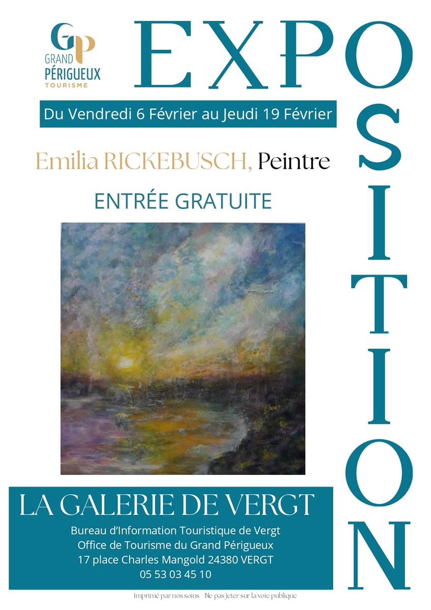 Exposition d'Emilia RICKEBUSCH
