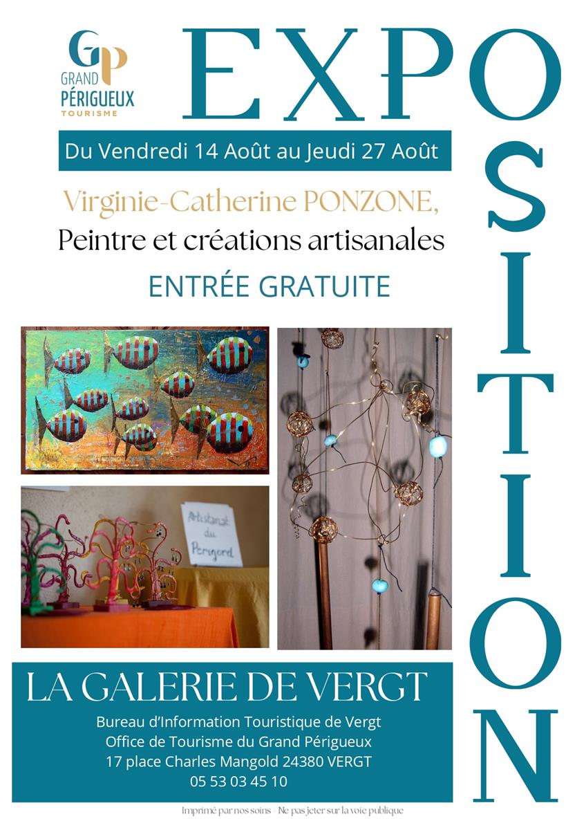 Exposition de Virgine-Catherine PONZONE