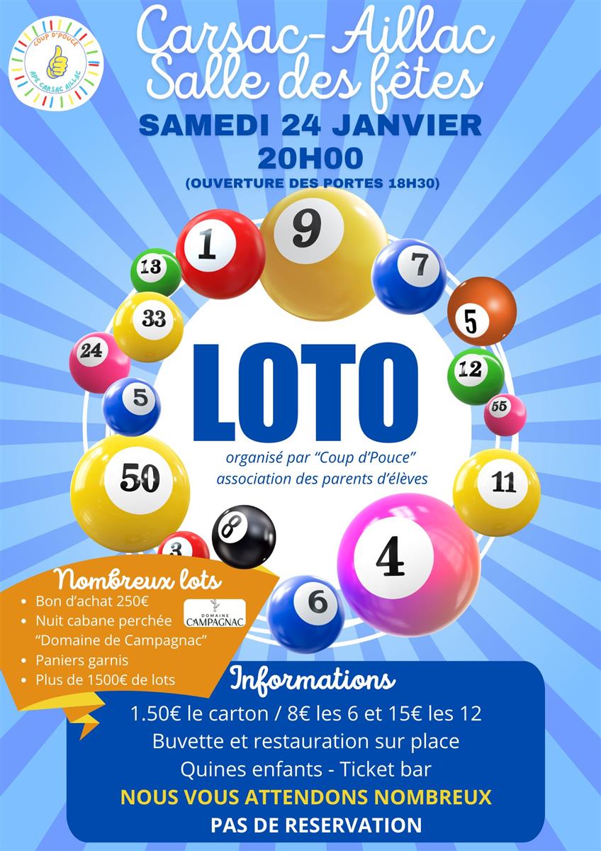 Loto à CARSAC-AILLAC