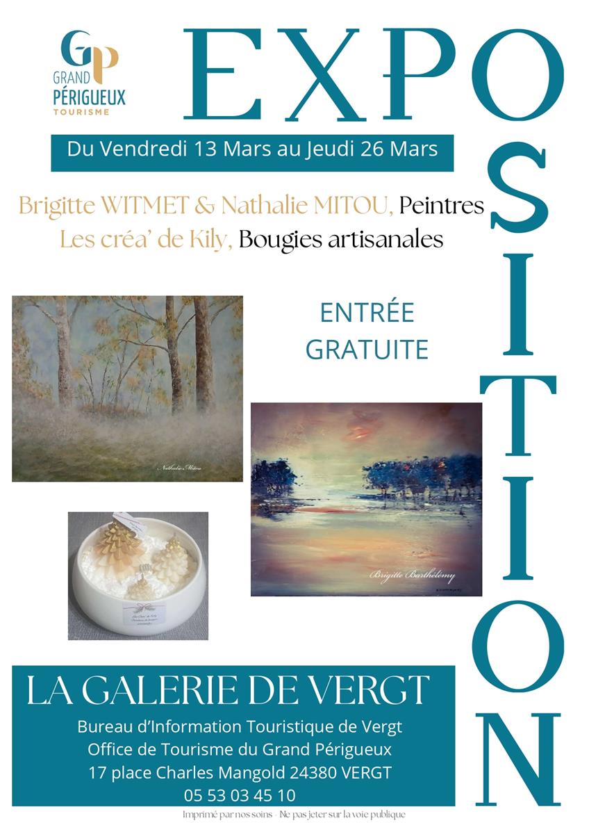 Exposition de Brigitte WITMET, Nathalie MITOU  ...
