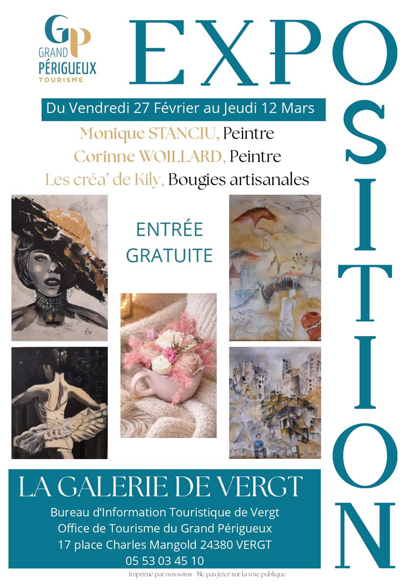Exposition de Monique STANCIU, Corinne WOILLAR ...