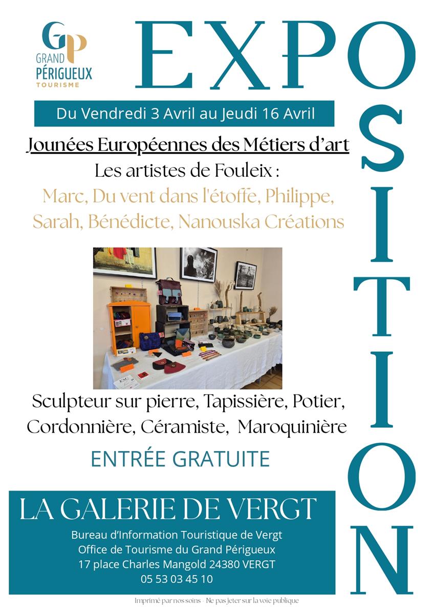 Exposition Journées Européennes des Métiers d'art