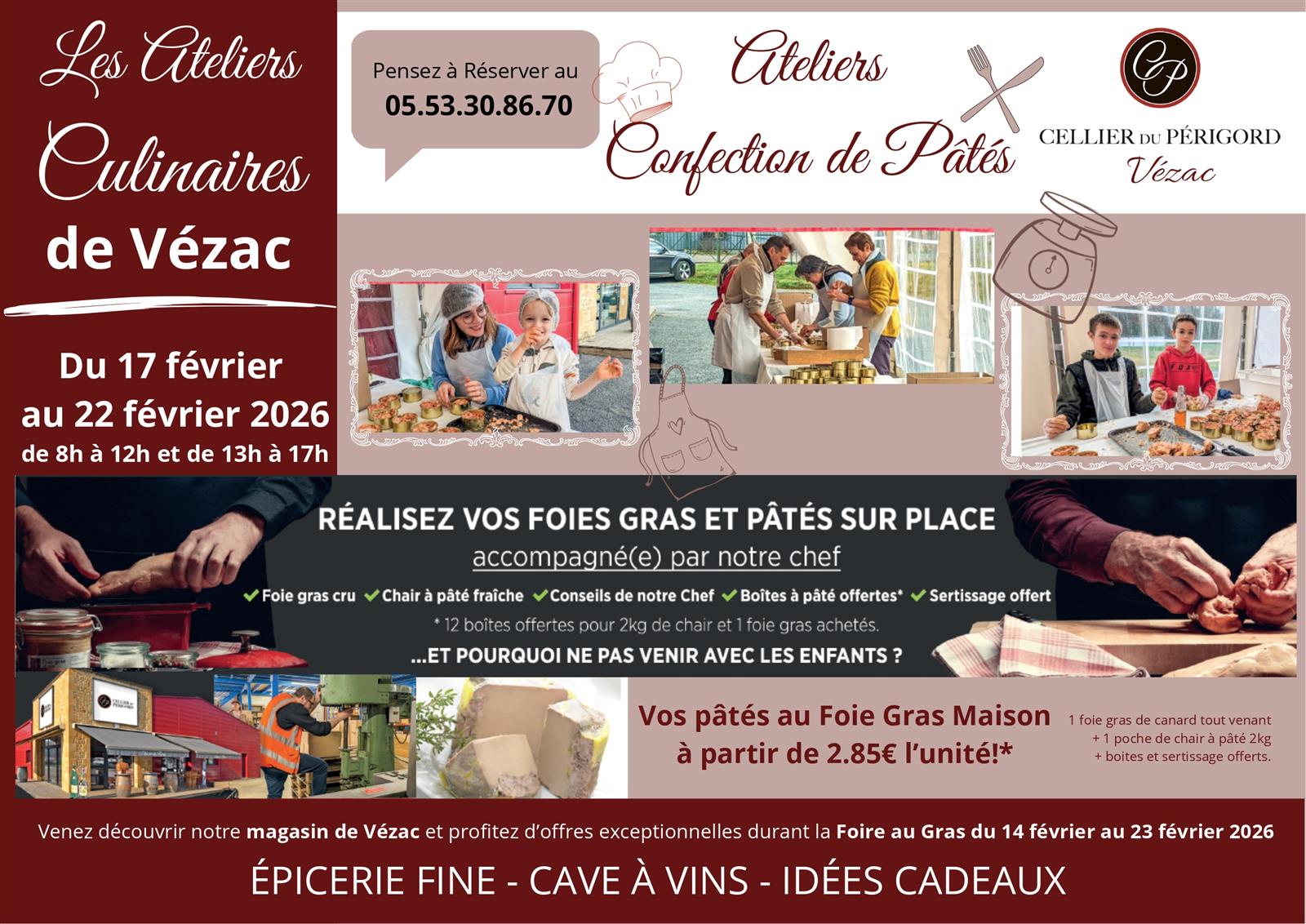 Ateliers : Confection de Pâtés