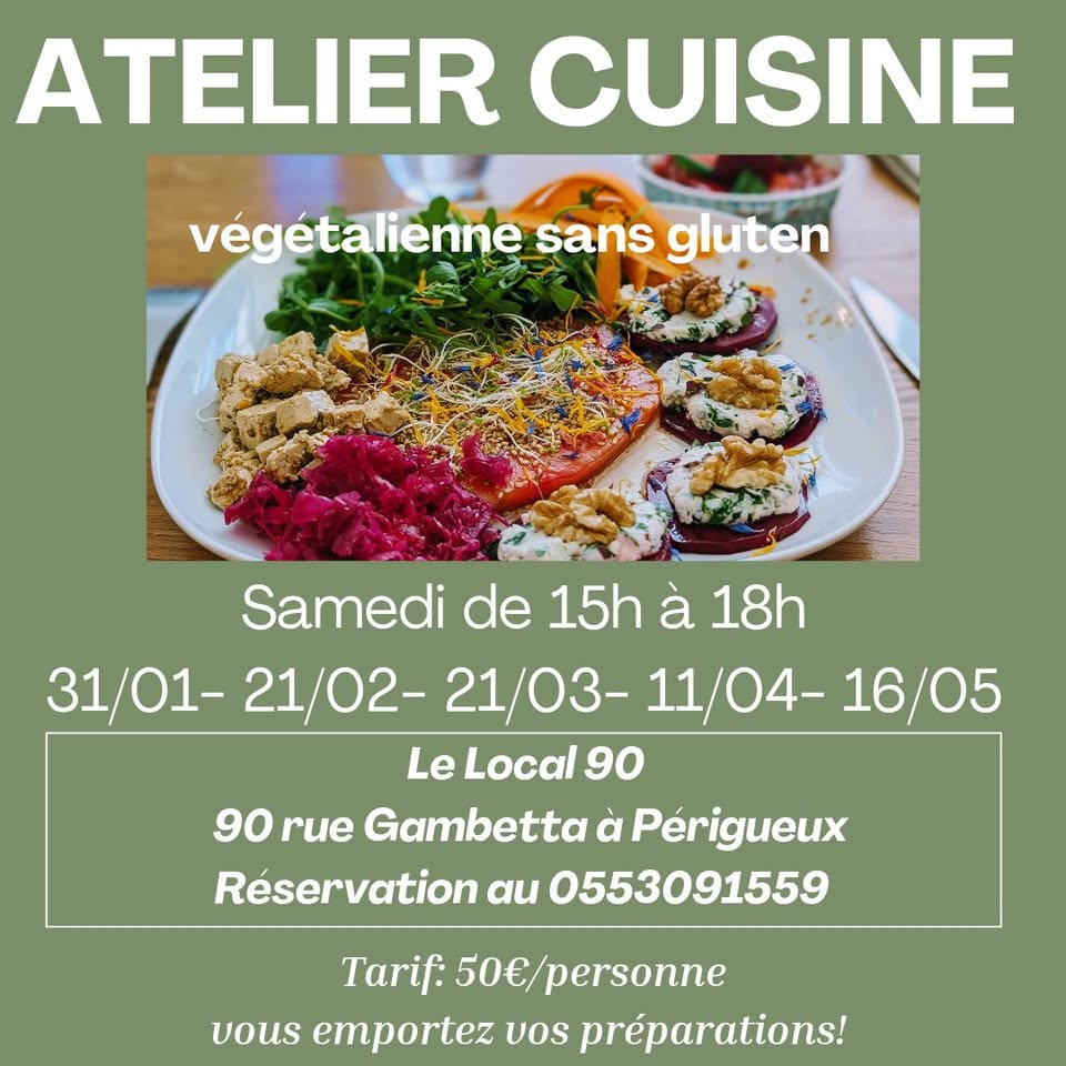 Atelier cuisine végétalienne