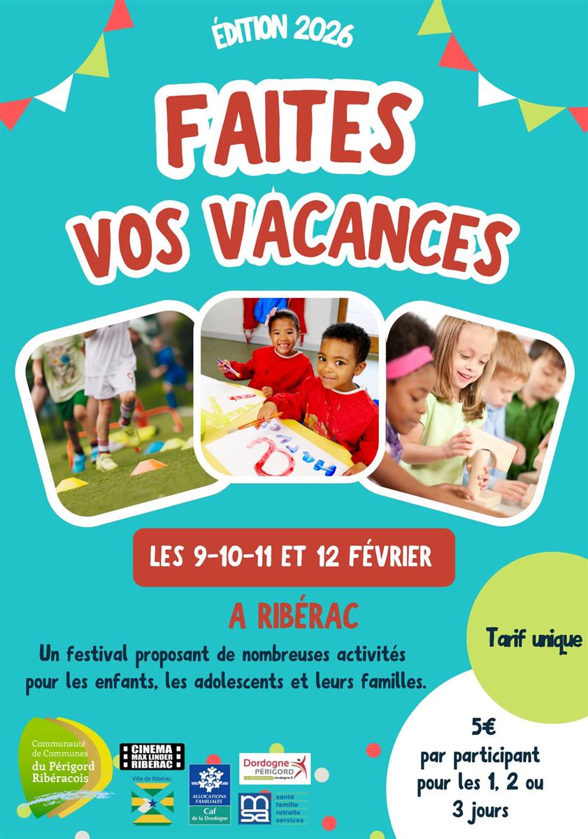 Animations "Faites vos vacances"
