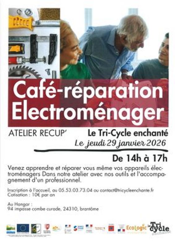 Café-réparation électroménager