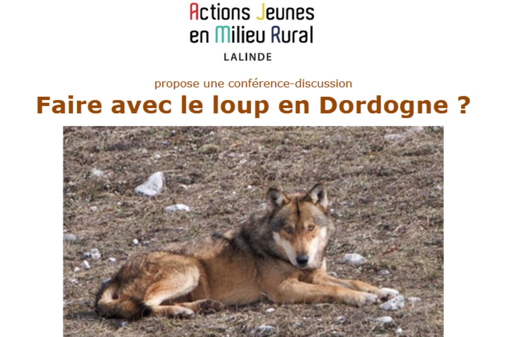 Conférence | Faire avec le loup en Dordogne ?