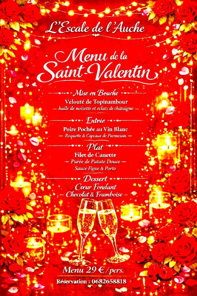 St Valentin à l'Escale de l'Auche