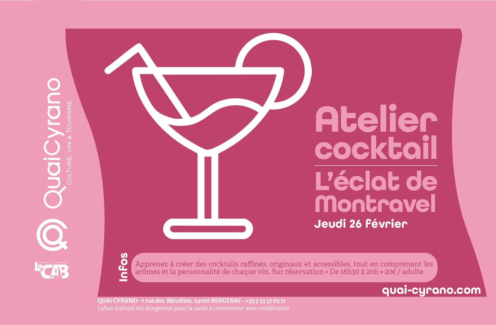 Atelier cocktail | L’éclat de Montravel