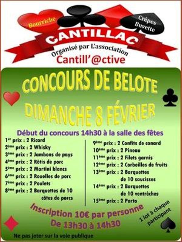 Concours de belote