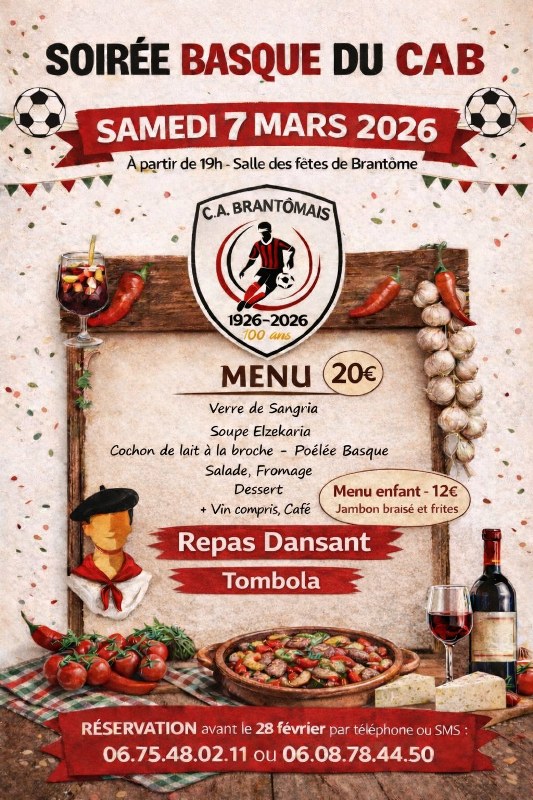 Soirée basque du CAB