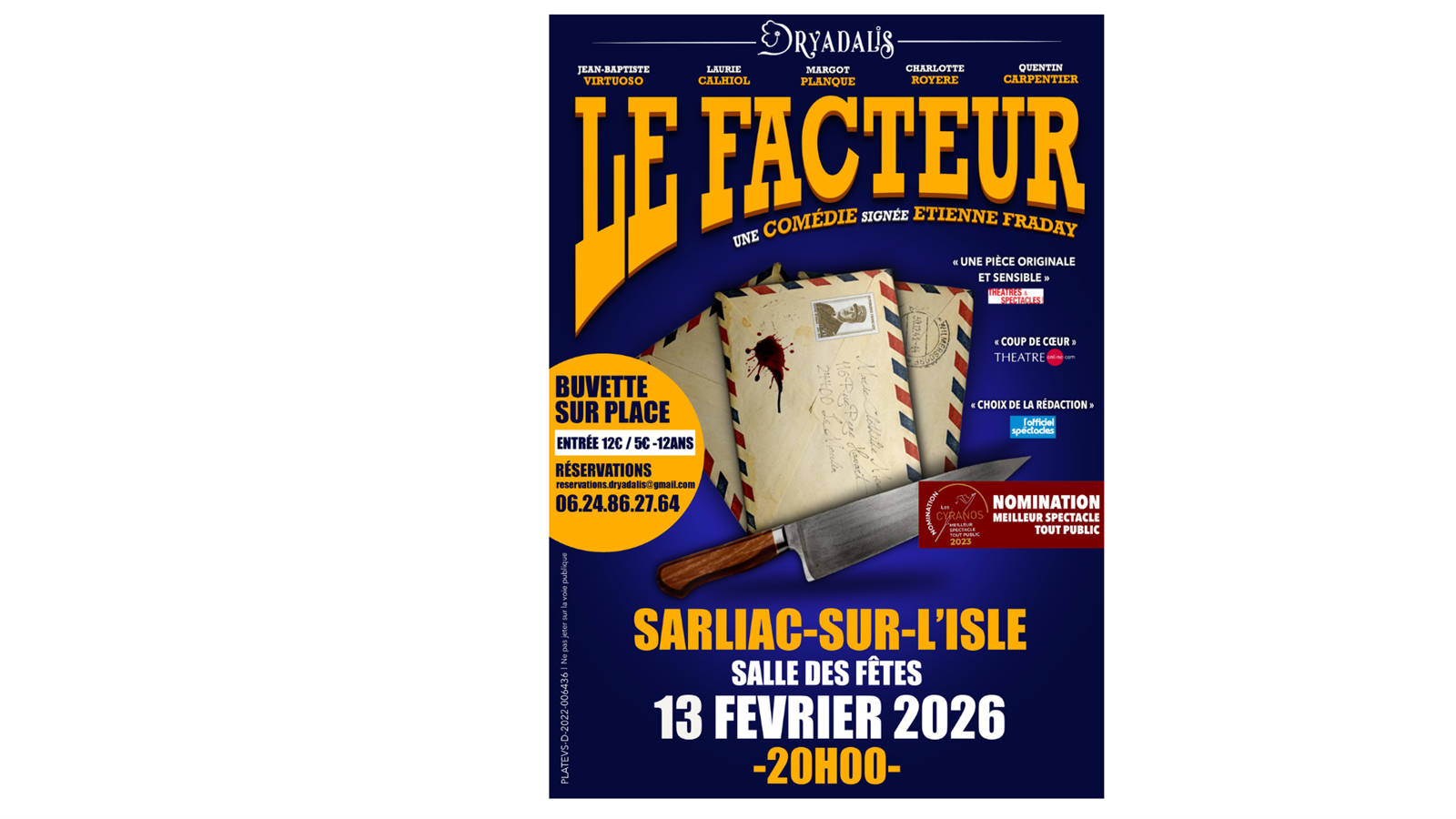 Comédie "Le Facteur"