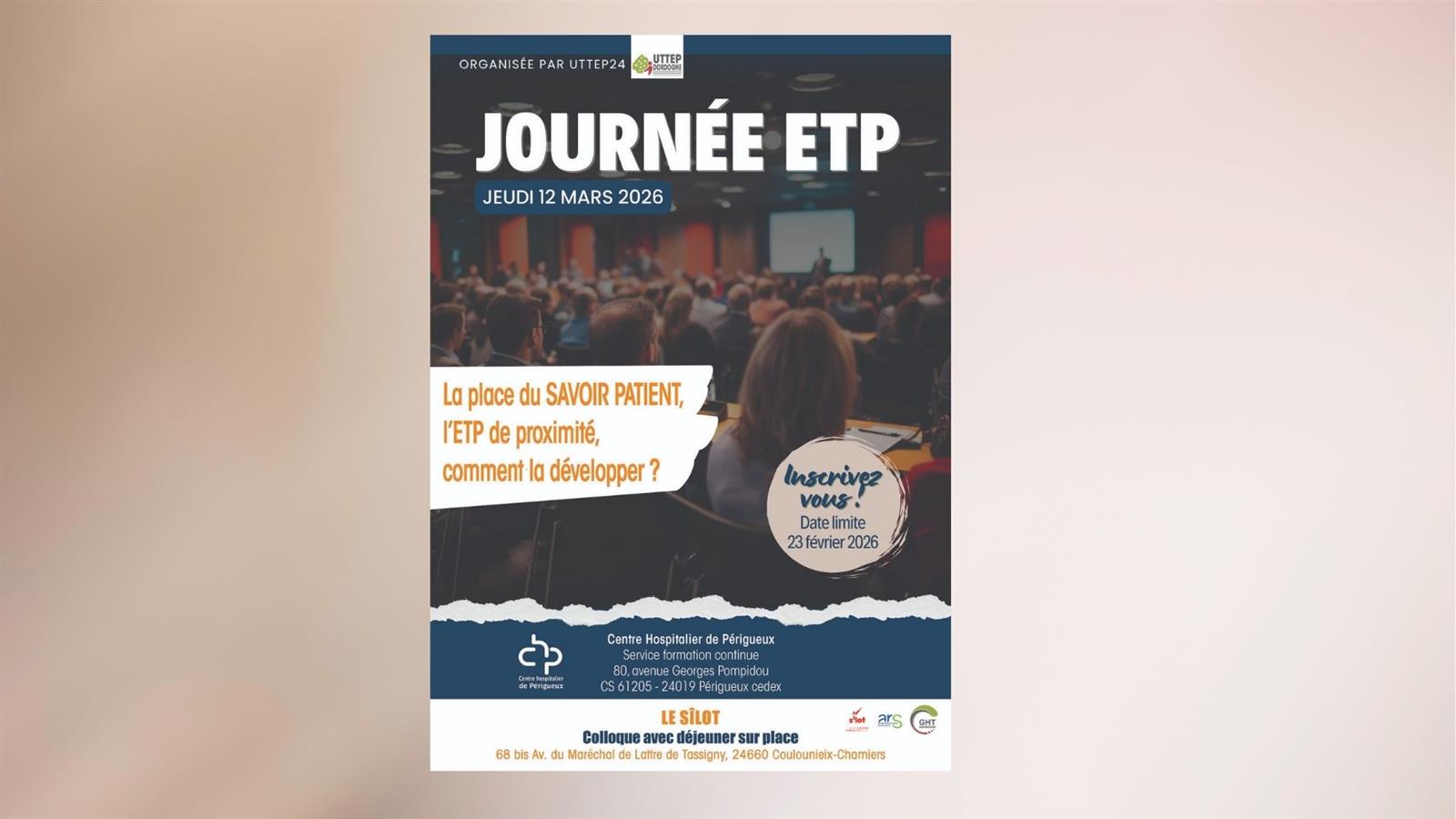 Conférence Éducation thérapeutique des patients