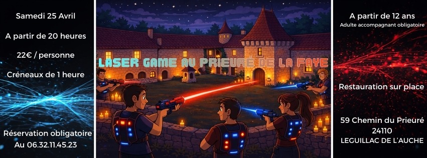 Laser game à La Faye - Châteaux en Fête