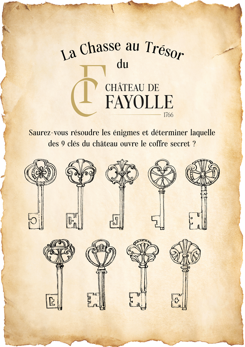 Chasse au trésor du château de Fayolle
