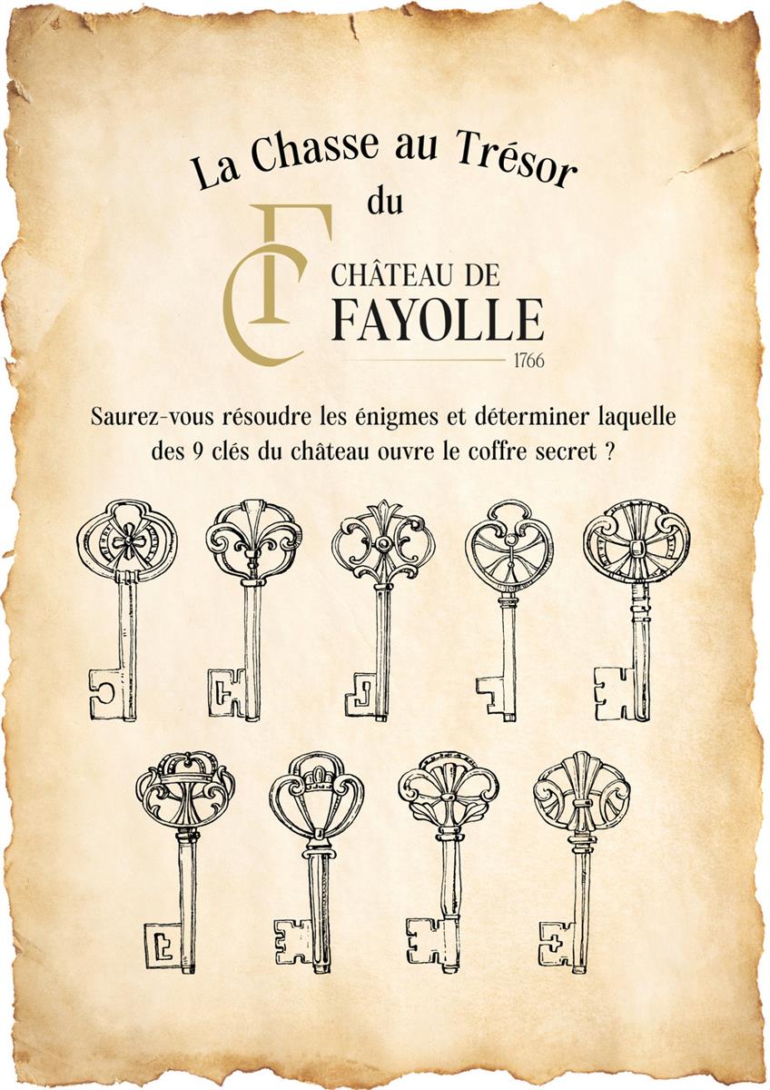 Chasse au trésor du château de Fayolle