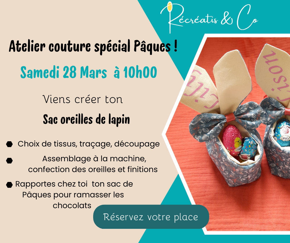 Atelier couture Sac à oreilles de Lapin