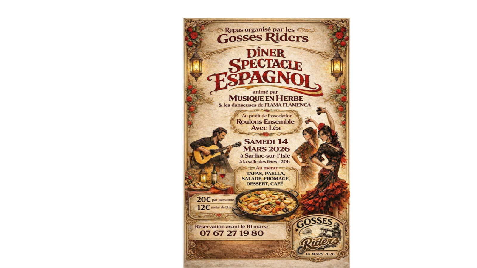 Dîner spectacle espagnol