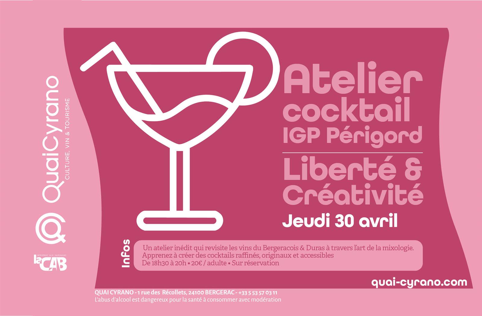 Atelier cocktail | IGP Périgord : Liberté & Cr ...