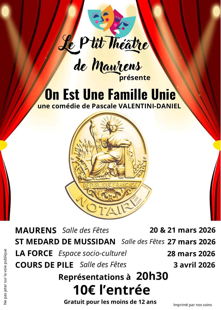 Théâtre «On est une famille unie»