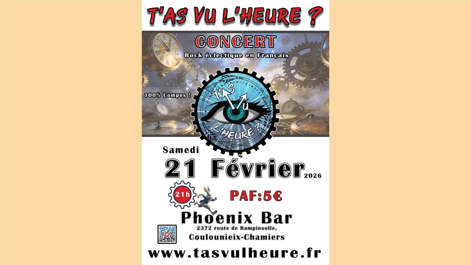 Concert de Rock Electrique : "T'as vu l'heure ?"