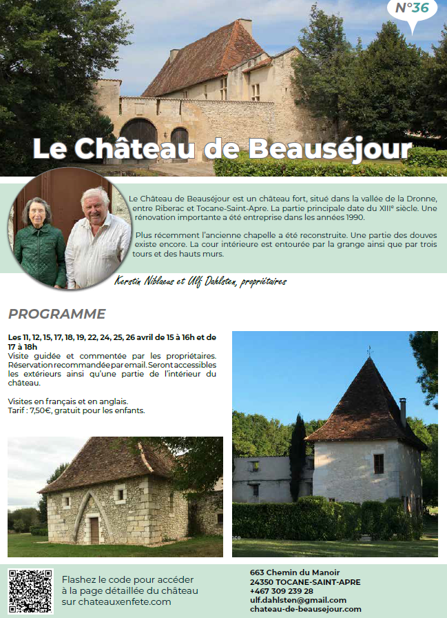 Châteaux en Fête - Château de Beauséjour