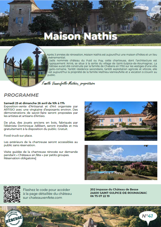 Châteaux en Fête - Maison Nathis
