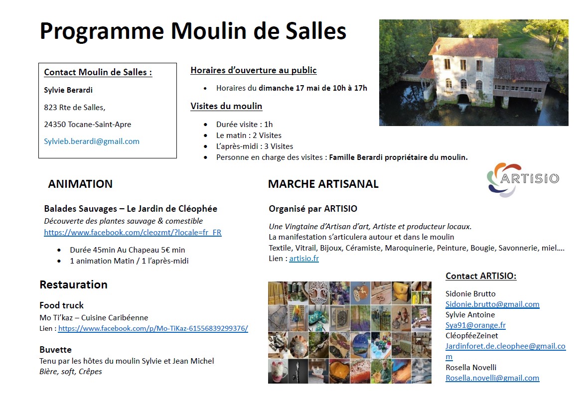 Moulins en Fête - au Moulin de Salles