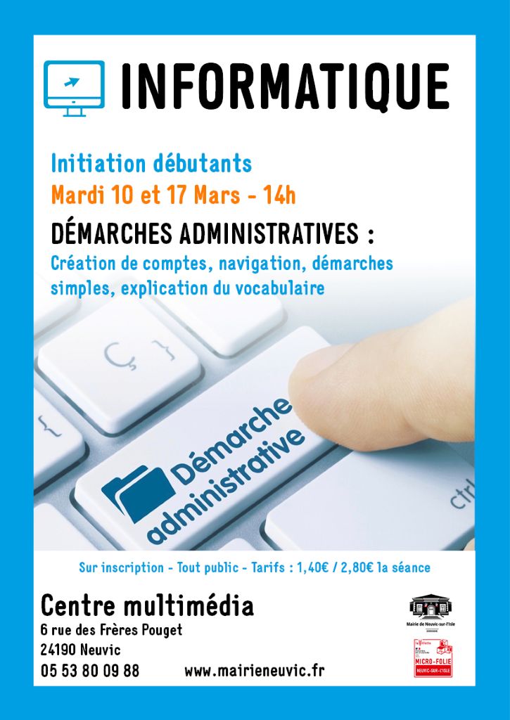Découverte informatique : Démarches administra ...