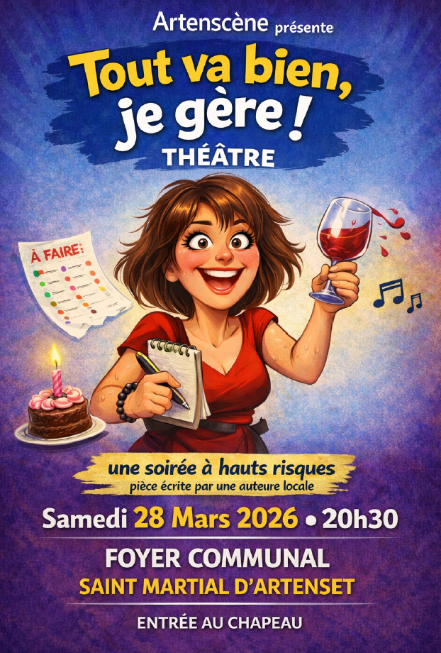 Théâtre "Tout va bien, je gère"