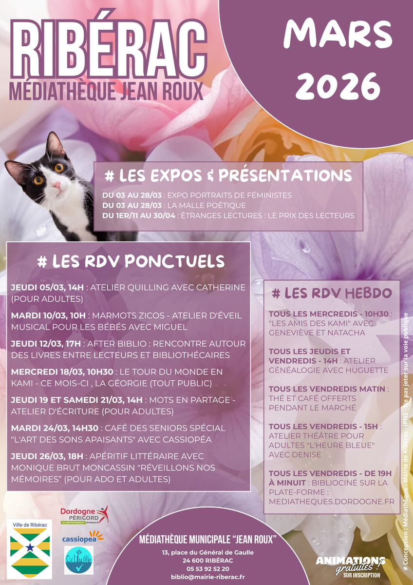 Atelier d'écriture Mots en partage