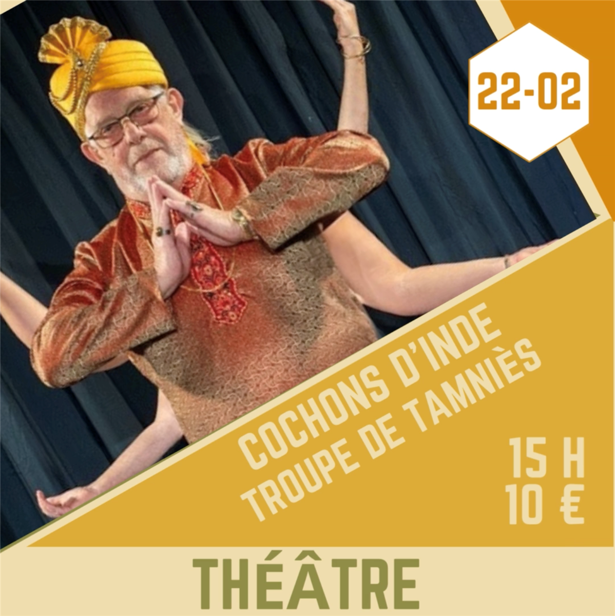 Théâtre « Cochons d’Inde » par la troupe de Ta ...