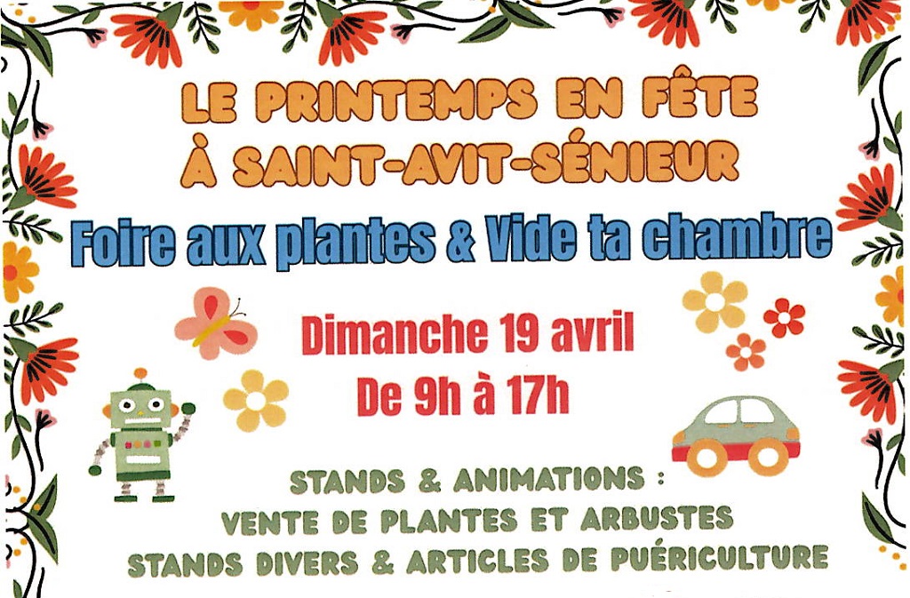 Vide grenier - Le printemps en fête à Saint-Av ...