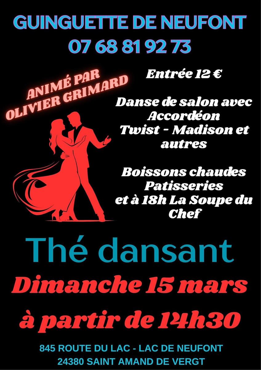 Thé dansant de la guinguette de Neufont