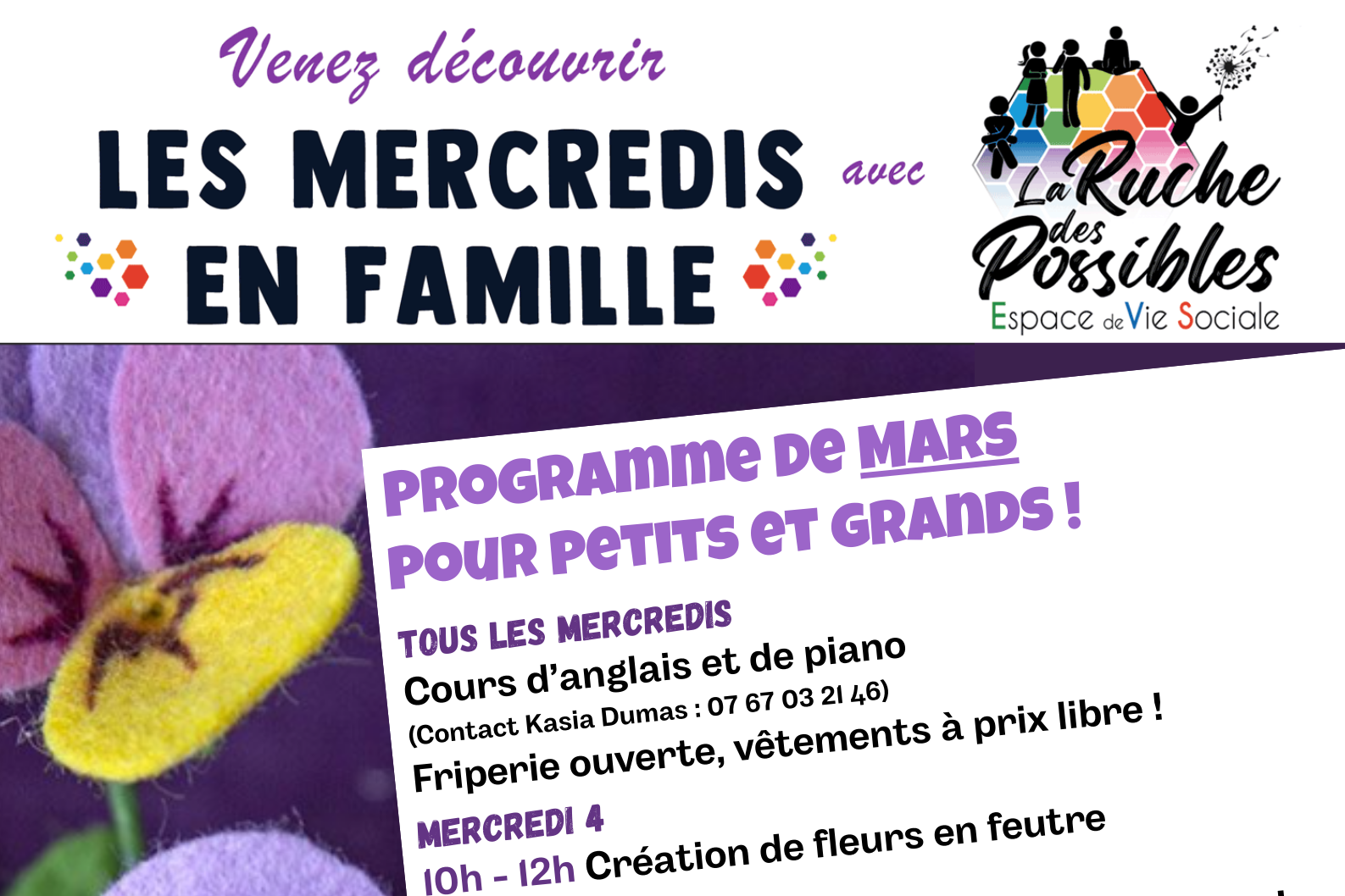 Mercredi en famille : Atelier de création de f ...