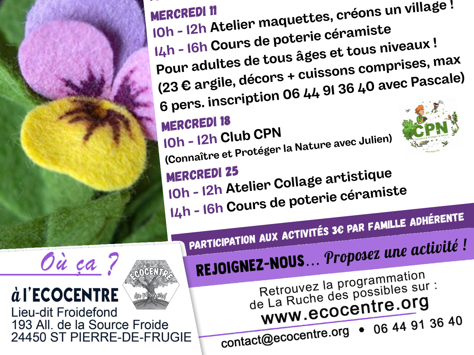 Mercredi en famille : Atelier Atelier collage  ...