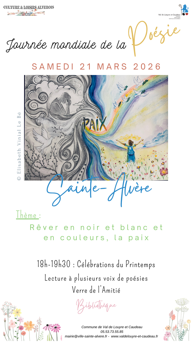 Journée mondiale de la poésie