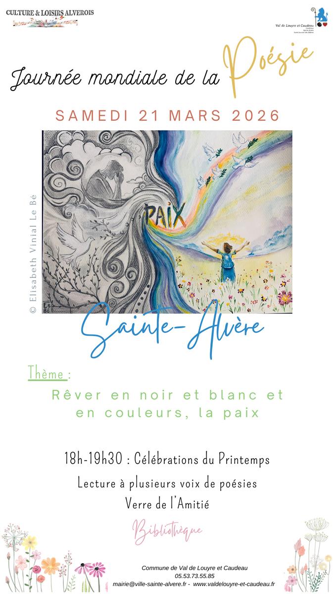 Journée mondiale de la poésie