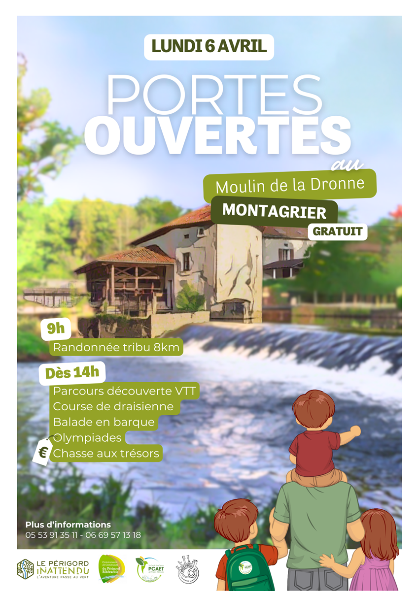 Journée portes ouvertes au Moulin de la Dronne