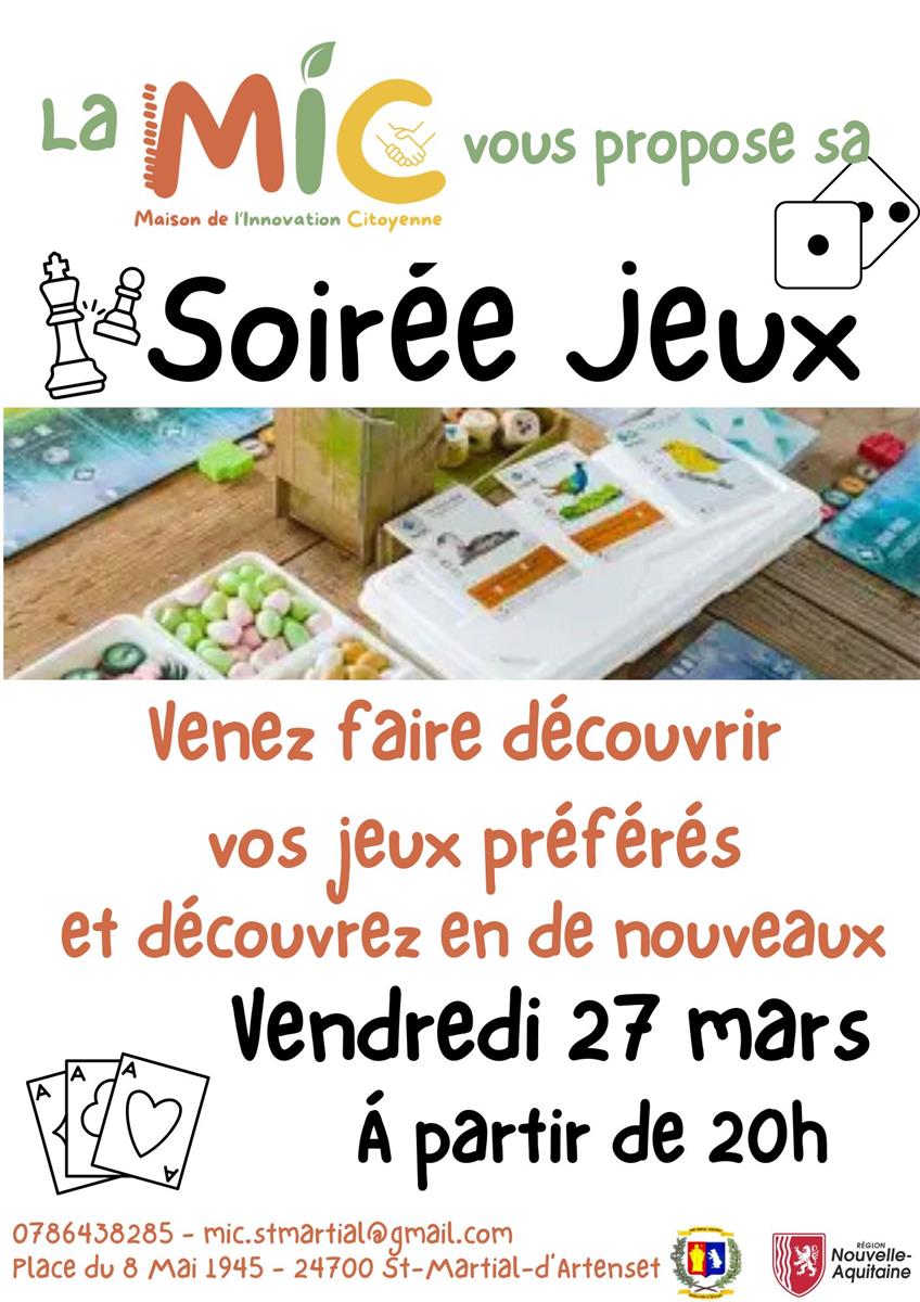 Soirée jeux
