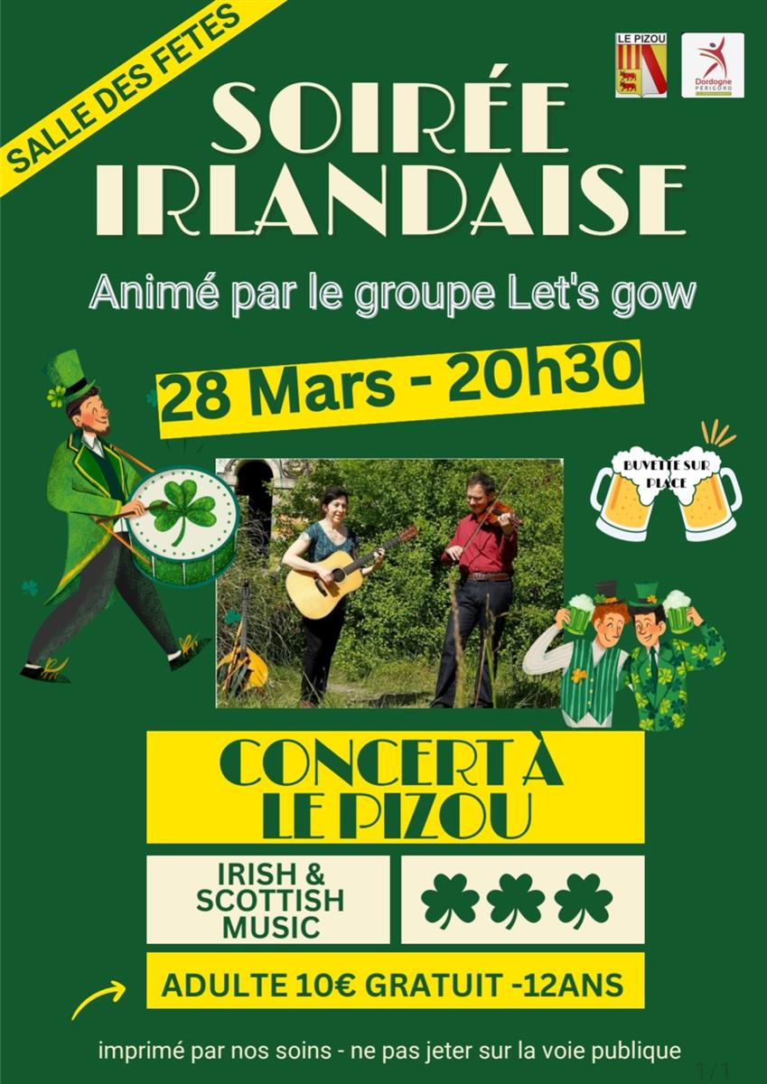 Soirée irlandaise