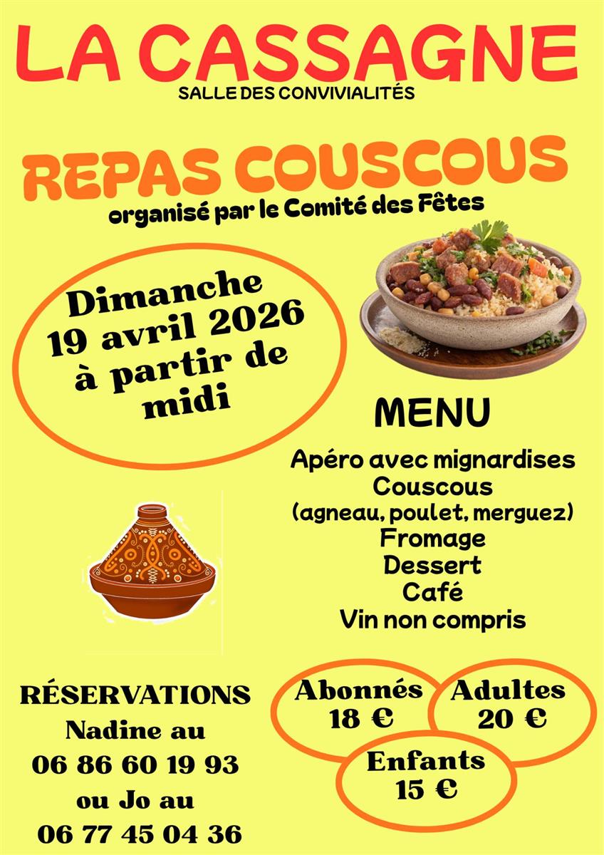 Repas Couscous