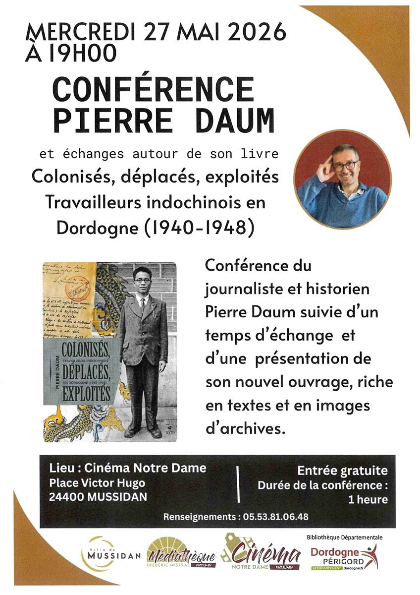 Conférence avec Pierre Daum