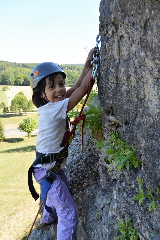 Eté actif - escalade en falaise