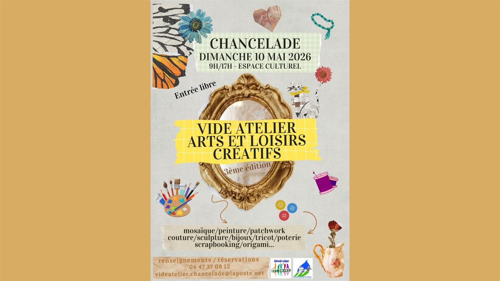 Vide atelier - Arts et loisirs créatifs